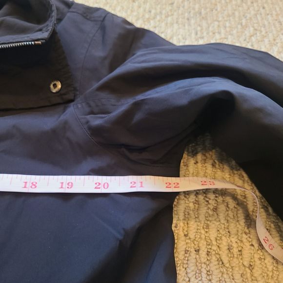 Canali Mens Rain & Wind Tech Full Zip Jacket Size 50 Black Lightweight - Picture 9 of 11